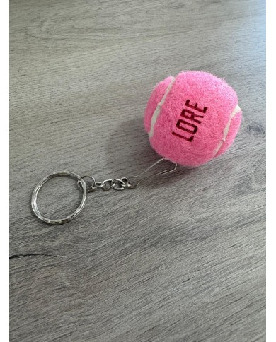 LLAVERO BOLA PADEL ROSA CON NOMBRE LLAVERO BOLA PADEL ROSA CON NOMBRE