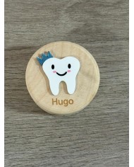 HUCHA CERDO CON NOMBRE EN METACRILATO INCOLORO