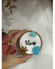 TOPPER SELVA HOJAS CON NOMBRE