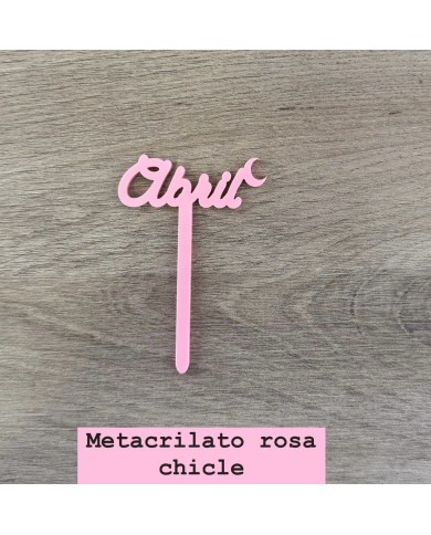 MINI TOPPER CUPCAKES CON NOMBRE Y LUNA MINI TOPPER CUPCAKES CON NOMBRE Y LUNA
