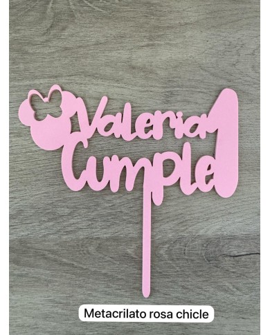 Topper Cumple Ratita Minnie