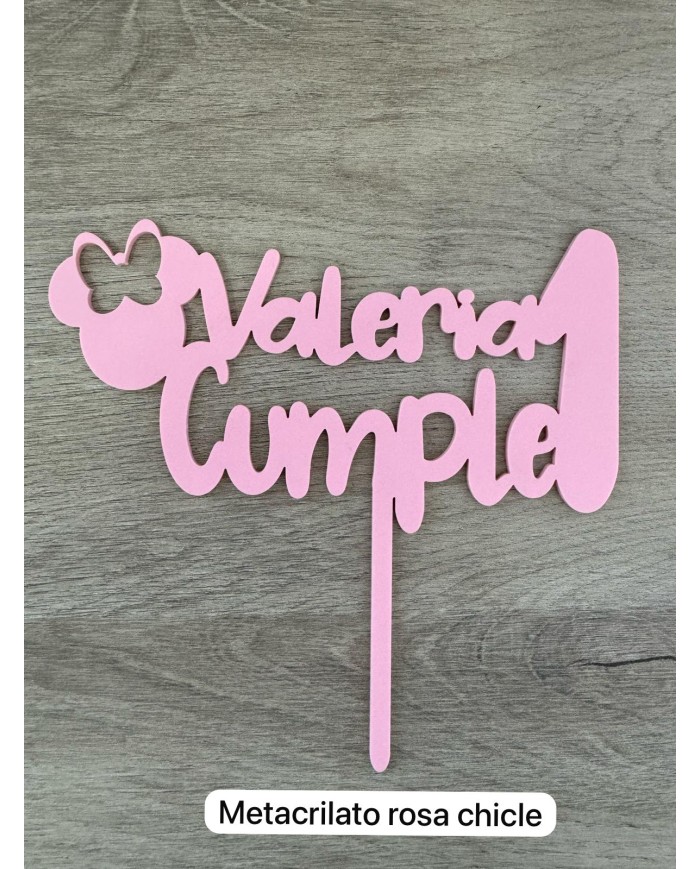 Topper Cumple Ratita Minnie