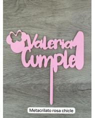 Topper Cumple Ratita Minnie