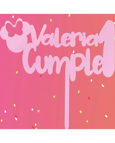 Topper Cumple Ratita Minnie