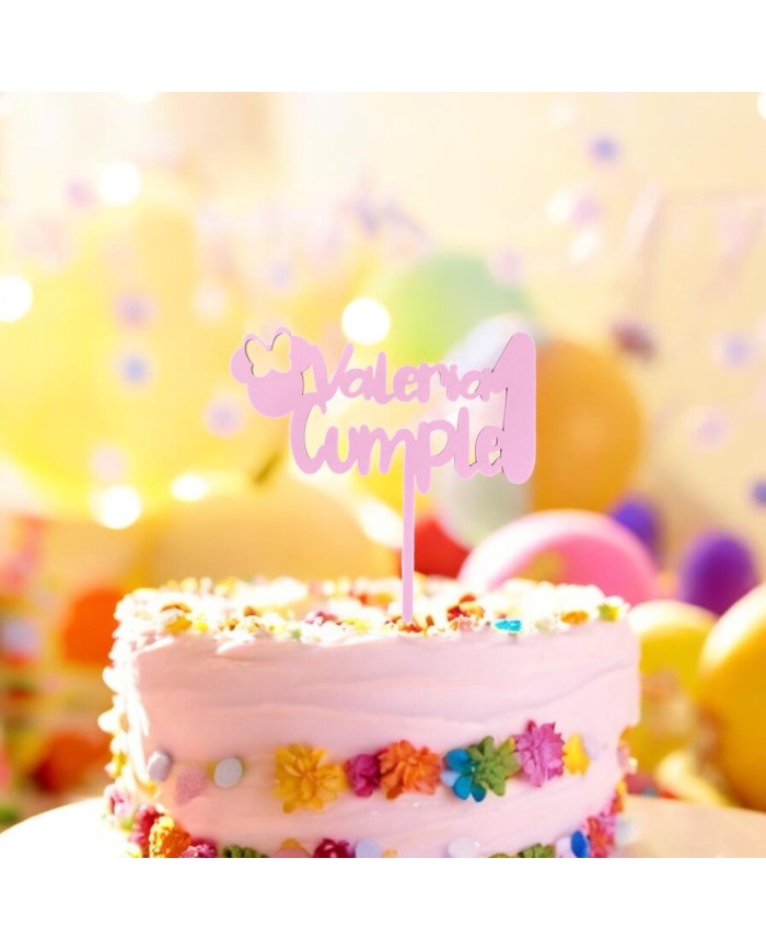 Topper Cumple Ratita Minnie