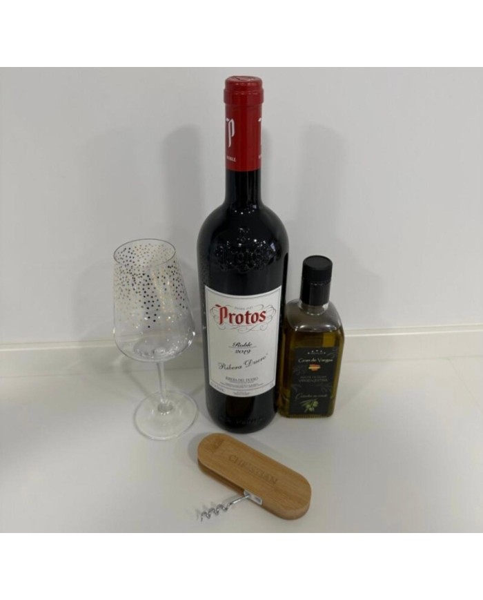 SACACORCHOS Y ABRIDOR BOTELLÍN CON NOMBRE