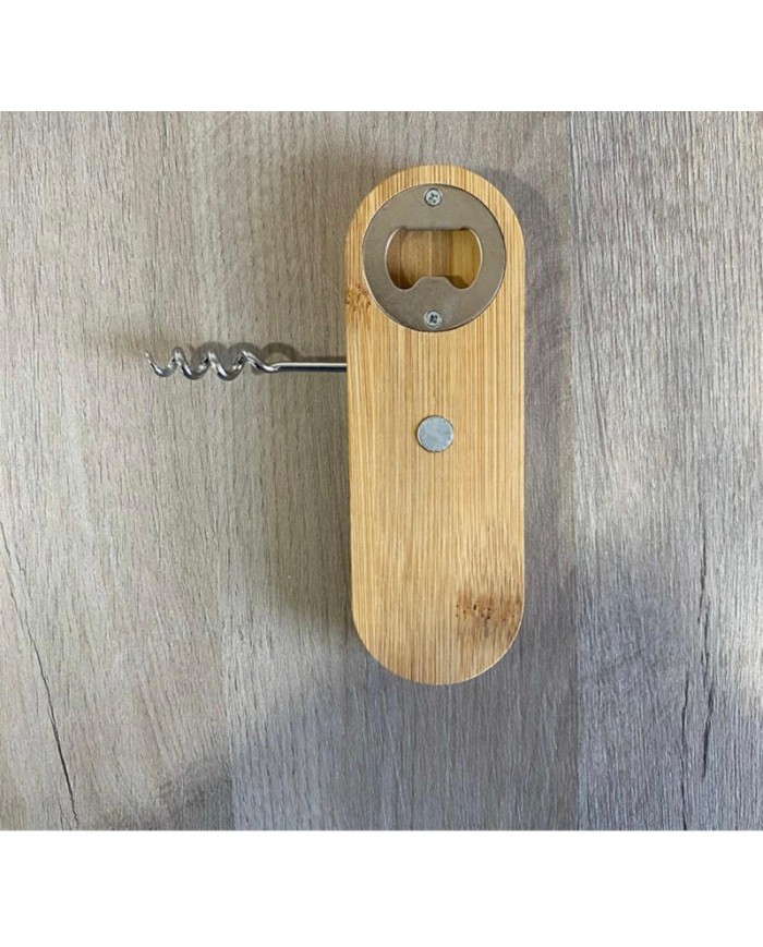 SACACORCHOS Y ABRIDOR BOTELLÍN CON NOMBRE