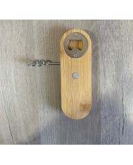 SACACORCHOS Y ABRIDOR BOTELLÍN CON NOMBRE