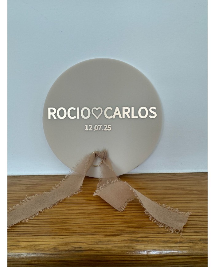 PORTA ALIANZA CON CINTA DE GASA