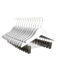 Percha infantil con pinza con nombre grabado