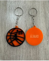 Placa de Madera Grabada Sois Los Siguientes con Anillos en Metacrilato