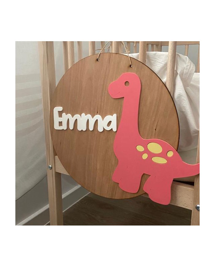 Cartel Dinosaurio Diplodocus con Nombre