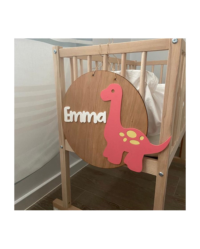 Cartel Dinosaurio Diplodocus con Nombre