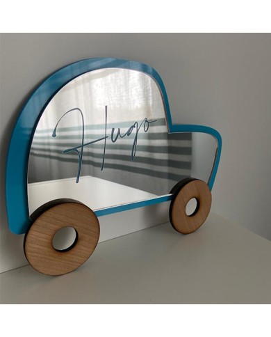 Espejo Coche con Nombre Grabado