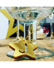 Identificador de Copas Estrella con Inicial Calada