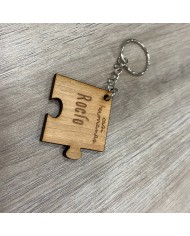 Llavero grupal Puzzle con 4 piezas