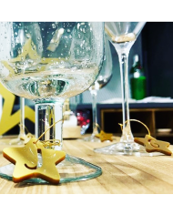 Identificador de Copas Estrella con Inicial Calada