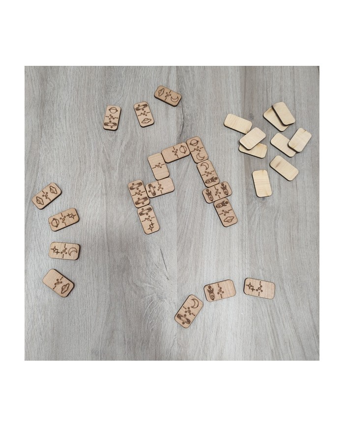 Dominó "Space" con Formas del Espacio