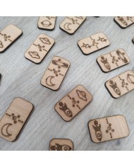 Dominó "Space" con Formas del Espacio