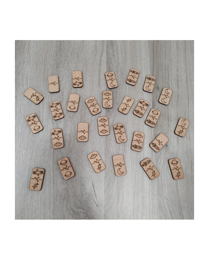 Dominó "Space" con Formas del Espacio