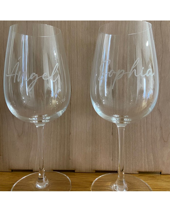 Copa de Vino Grabada