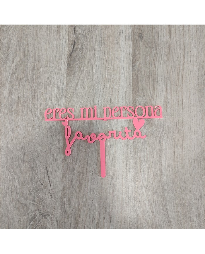 Topper Mi Persona Favorita