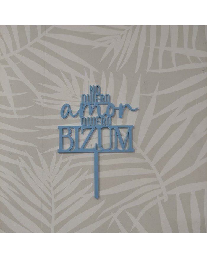 Topper No Quiero Amor Quiero Bizum