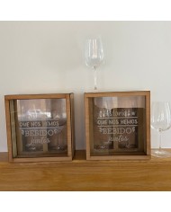 Pack Hucha de Corchos + 2 Copas + 2 Identificadores de Copa