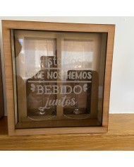 Pack Hucha de Corchos + 2 Copas + 2 Identificadores de Copa