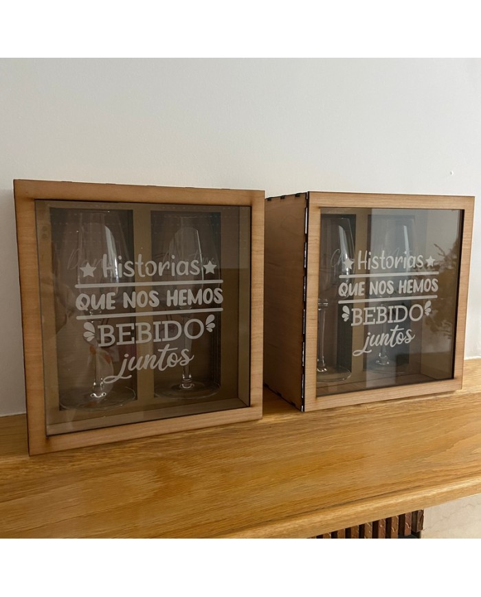 Pack Hucha de Corchos + 2 Copas + 2 Identificadores de Copa