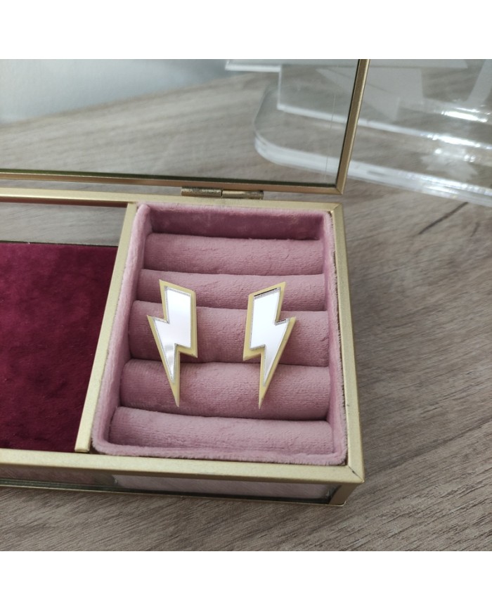 Pendientes Rayo Doble