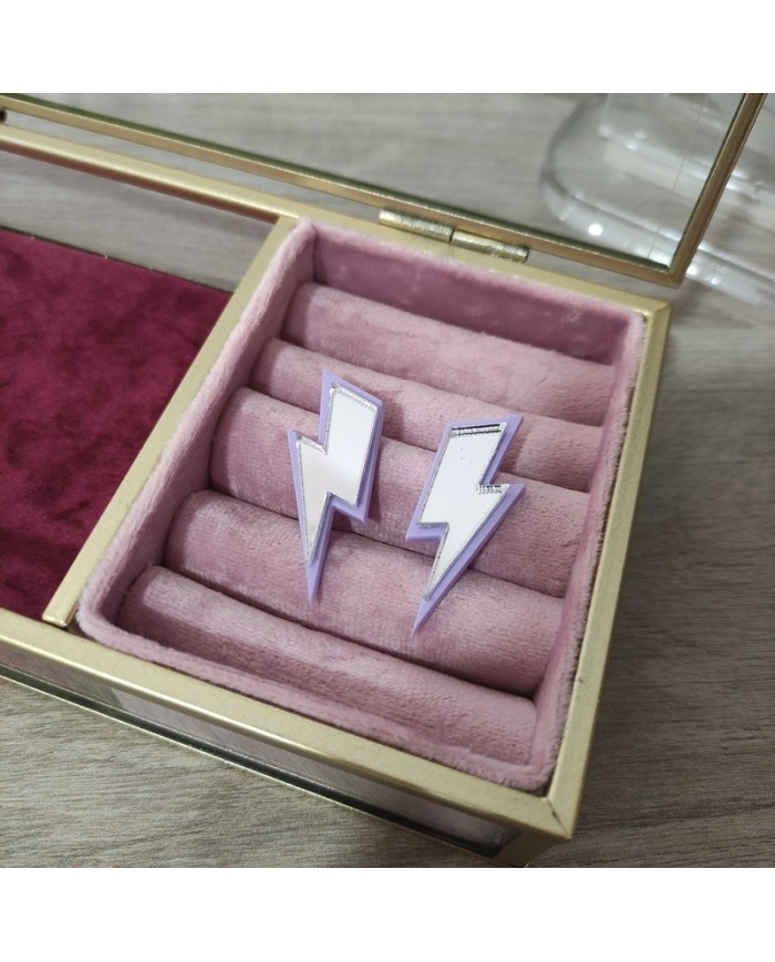 Pendientes Rayo Doble