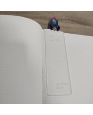 Marcapáginas Cohete con Nombre y Frase