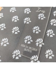 Marcapáginas Cohete con Nombre y Frase