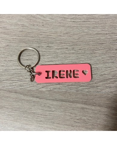 Llavero de Metacrilato con Nombre Calado Llavero de Metacrilato con Nombre Calado