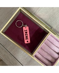 Llavero de Metacrilato con Nombre Calado