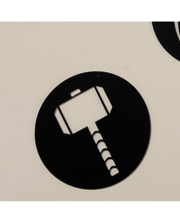 Pack 5 Carteles Círculos Marvel