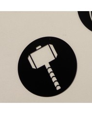 Pack 5 Carteles Círculos Marvel