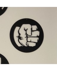 Pack 5 Carteles Círculos Marvel