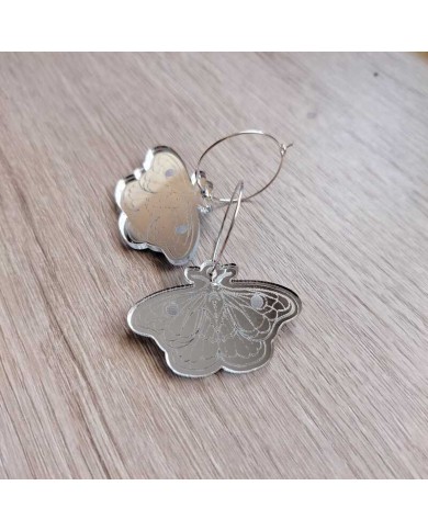 Pendientes Polilla con Aro