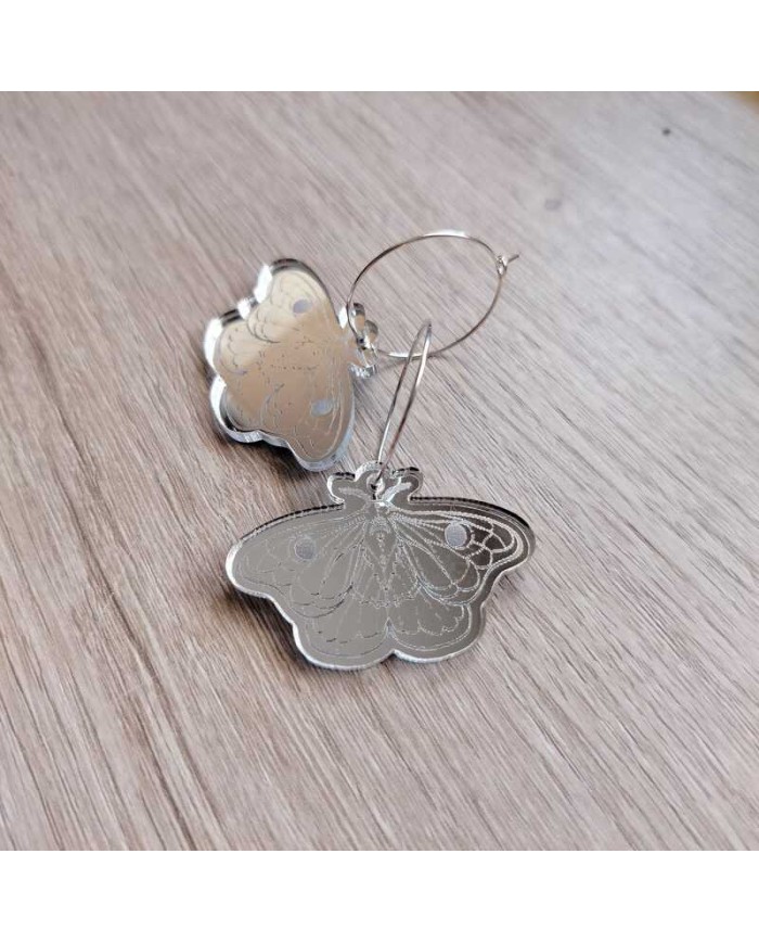 Pendientes Polilla con Aro