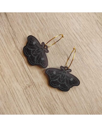 Pendientes Polilla con Aro
