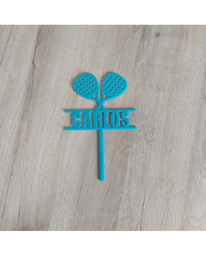 Topper Pádel con Nombre