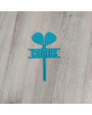 Topper Pádel con Nombre