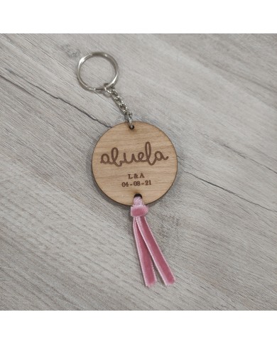 Llavero - Identificador con Cinta de terciopelo