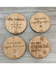 Espejo de bolsillo con Nombre Grabado