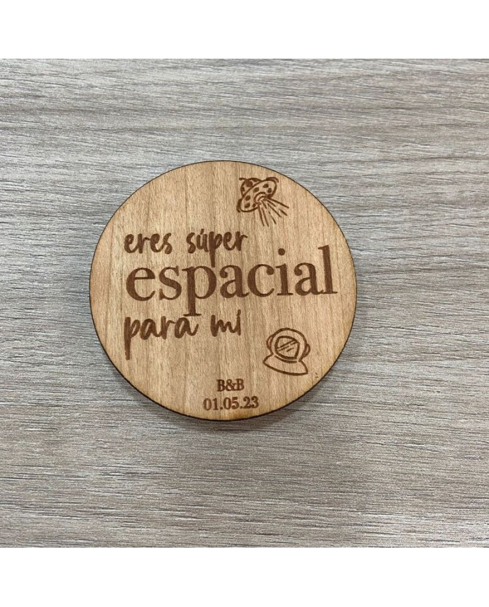 Espejo de bolsillo con Nombre Grabado