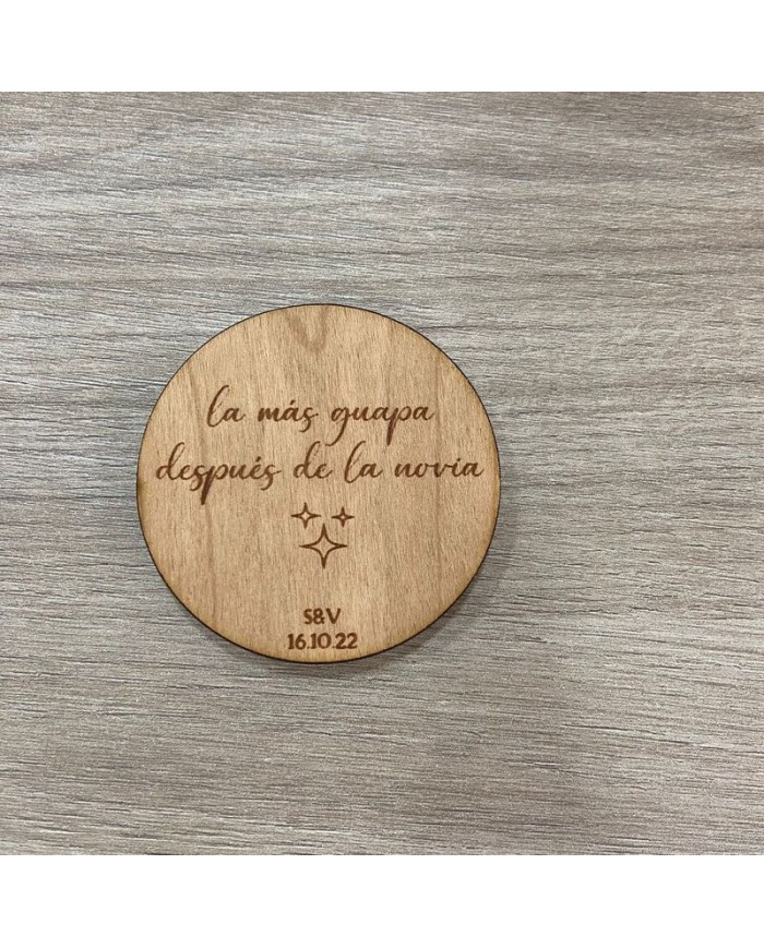 Espejo de bolsillo con Nombre Grabado