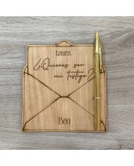 Chapa para Percha de Boda