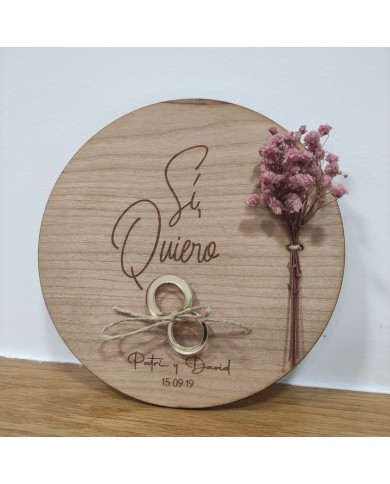 Porta Alianzas con Ramillete